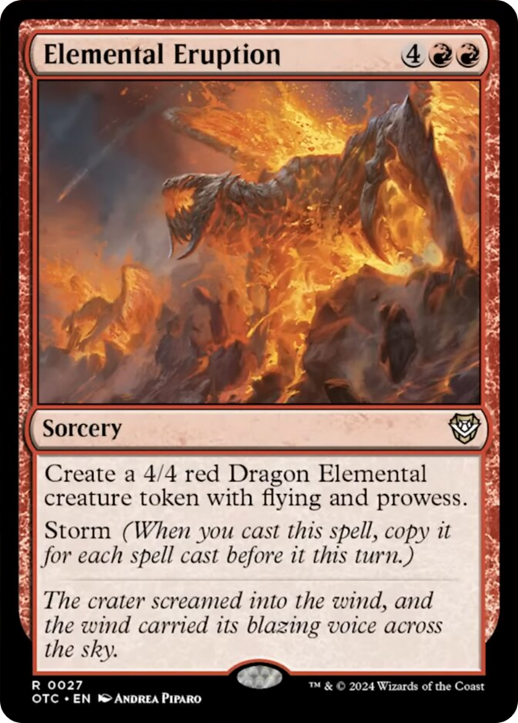 Elemental Eruption [Outlaws of Thunder Junction Commander] | Card Merchant Takapuna