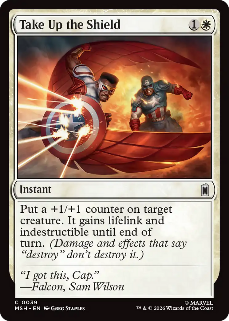 Take Up the Shield [Marvel Super Heroes] | Card Merchant Takapuna
