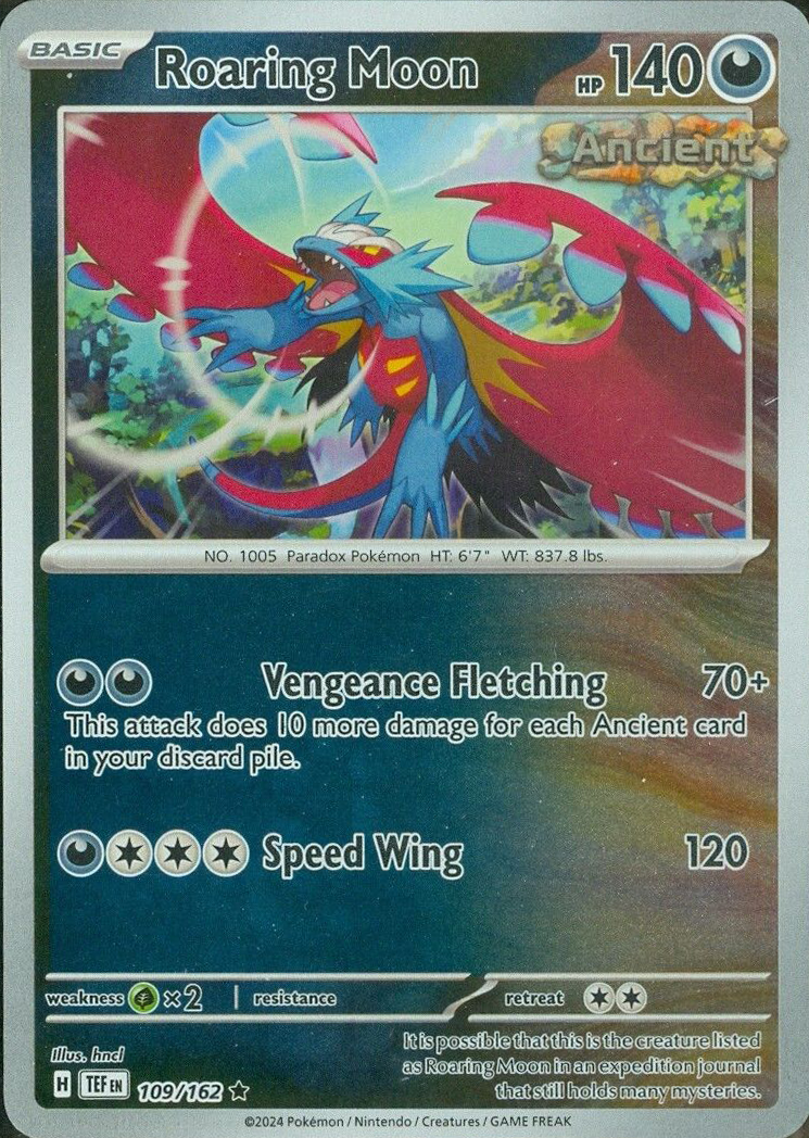 Roaring Moon (109/162) [Scarlet & Violet: Temporal Forces] | Card Merchant Takapuna