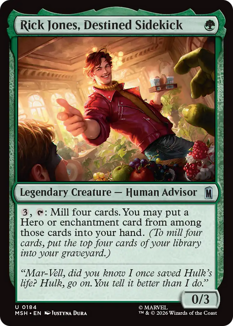 Rick Jones, Destined Sidekick [Marvel Super Heroes] | Card Merchant Takapuna