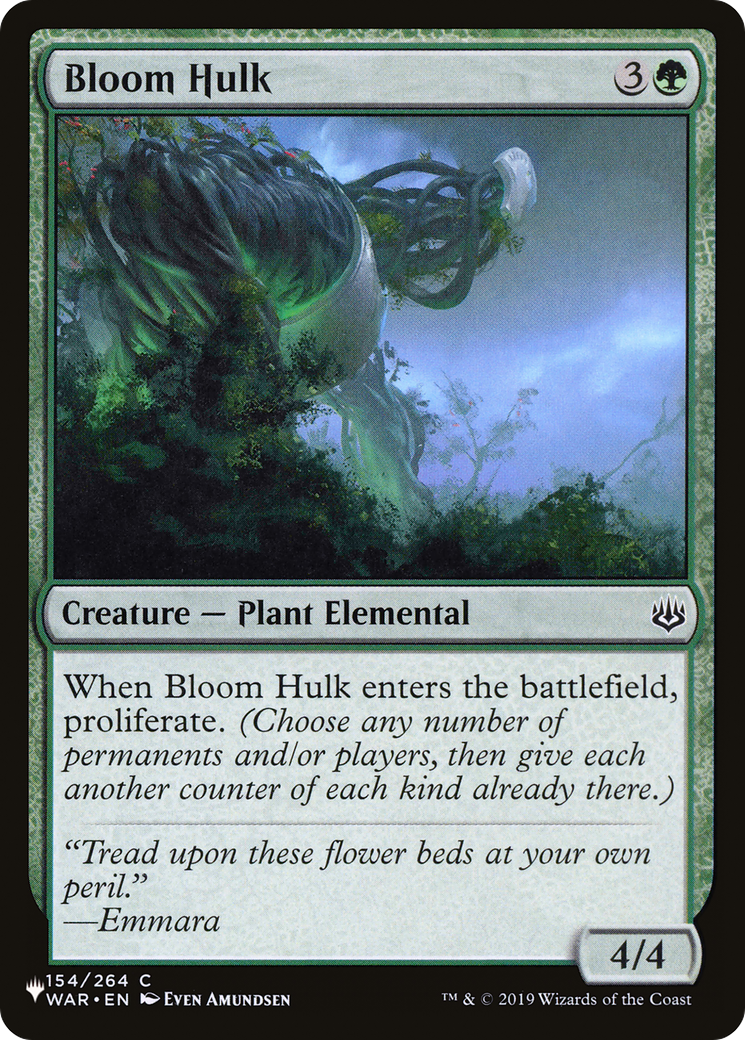 Bloom Hulk [The List] | Card Merchant Takapuna