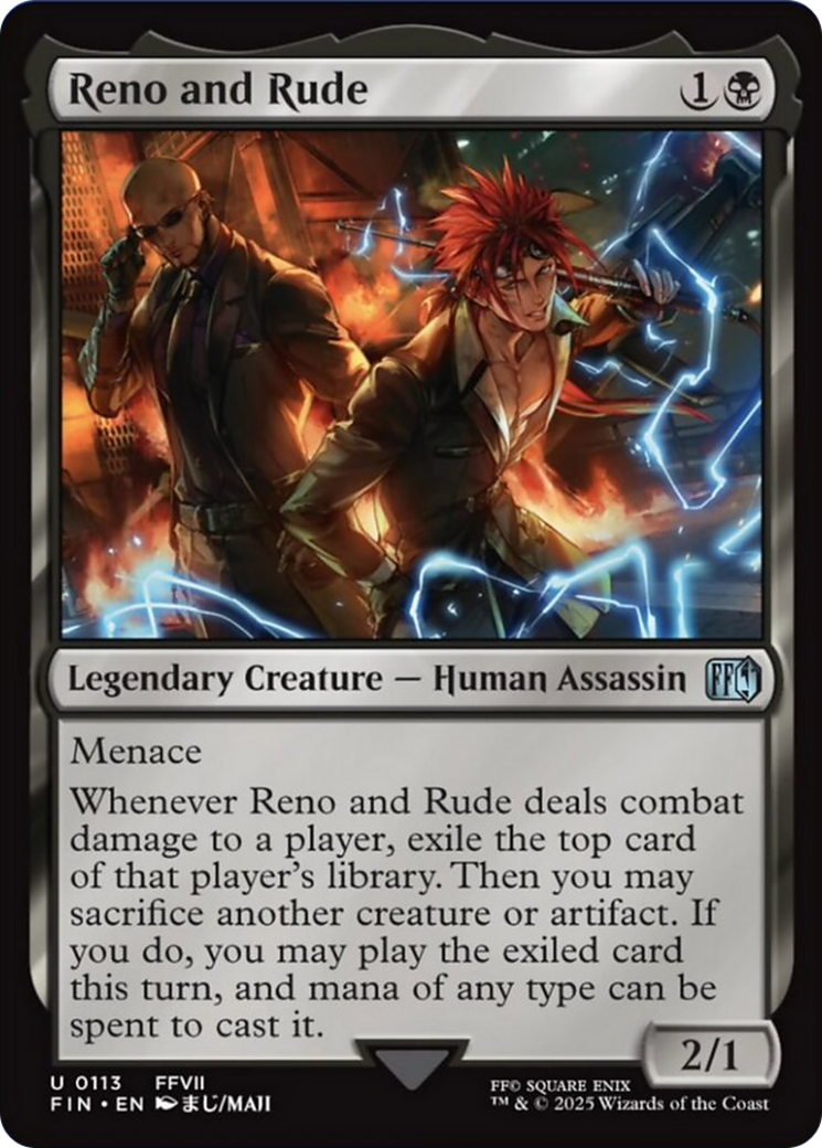 Reno and Rude [FINAL FANTASY] | Card Merchant Takapuna