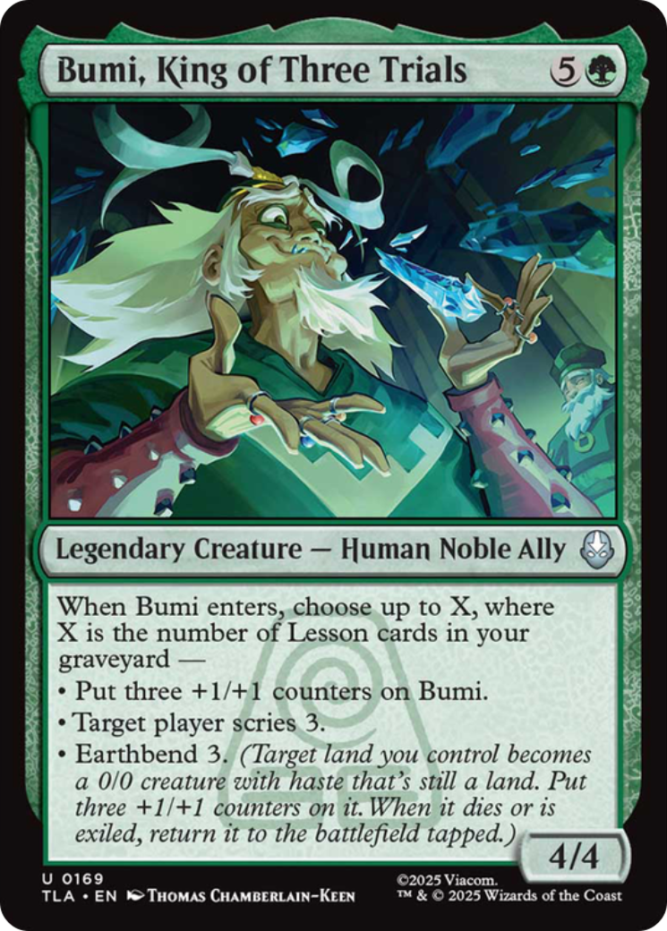 Bumi, King of Three Trials [Avatar: The Last Airbender] | Card Merchant Takapuna