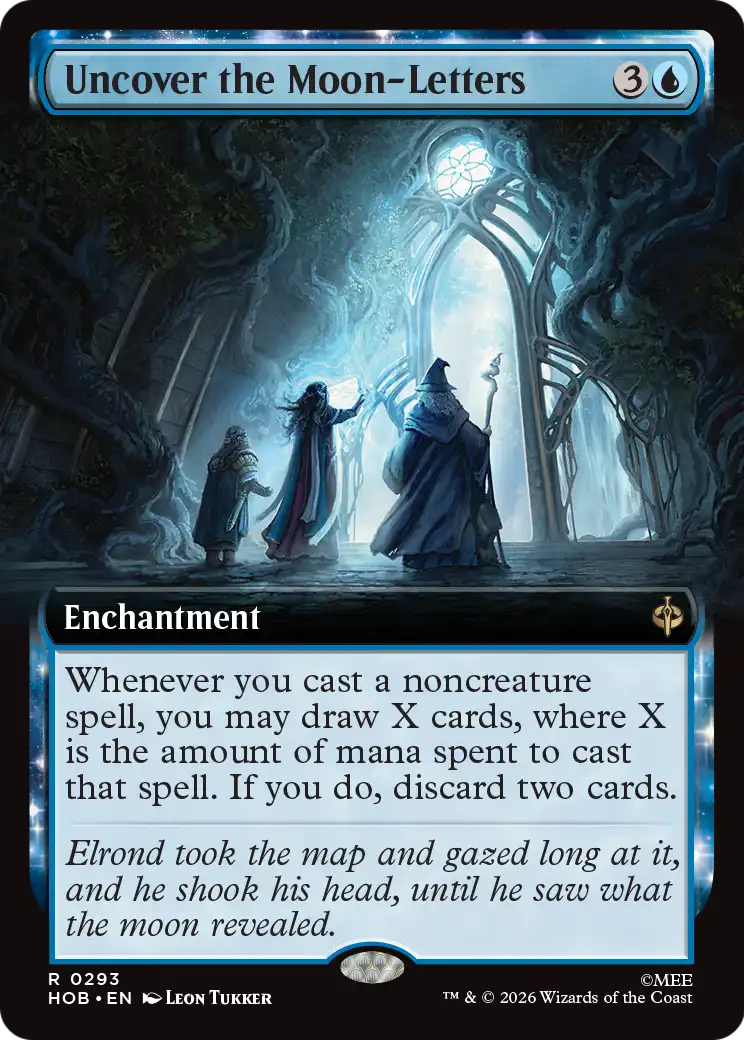 Uncover the Moon-Letters (Extended Art) [The Hobbit] | Card Merchant Takapuna