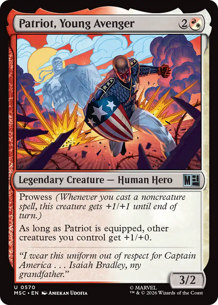 Patriot, Young Avenger [Marvel Super Heroes Commander] | Card Merchant Takapuna
