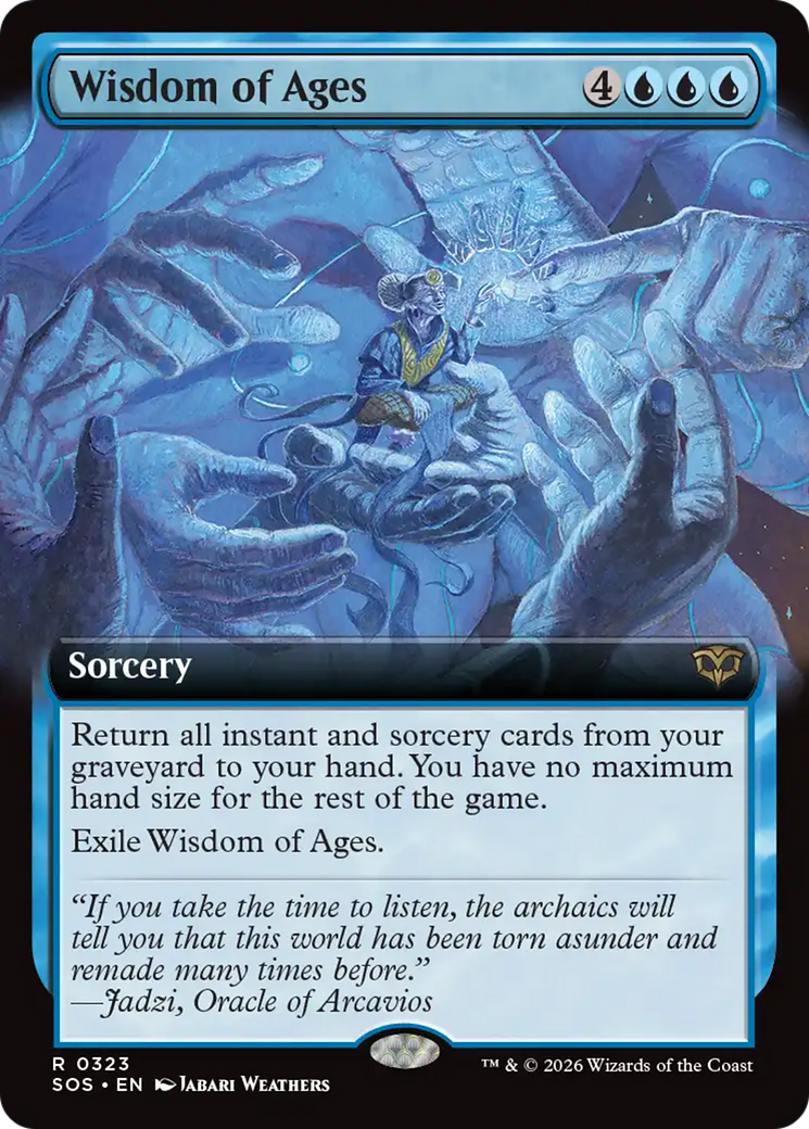 Wisdom of Ages (Extended Art) [Secrets of Strixhaven] | Card Merchant Takapuna