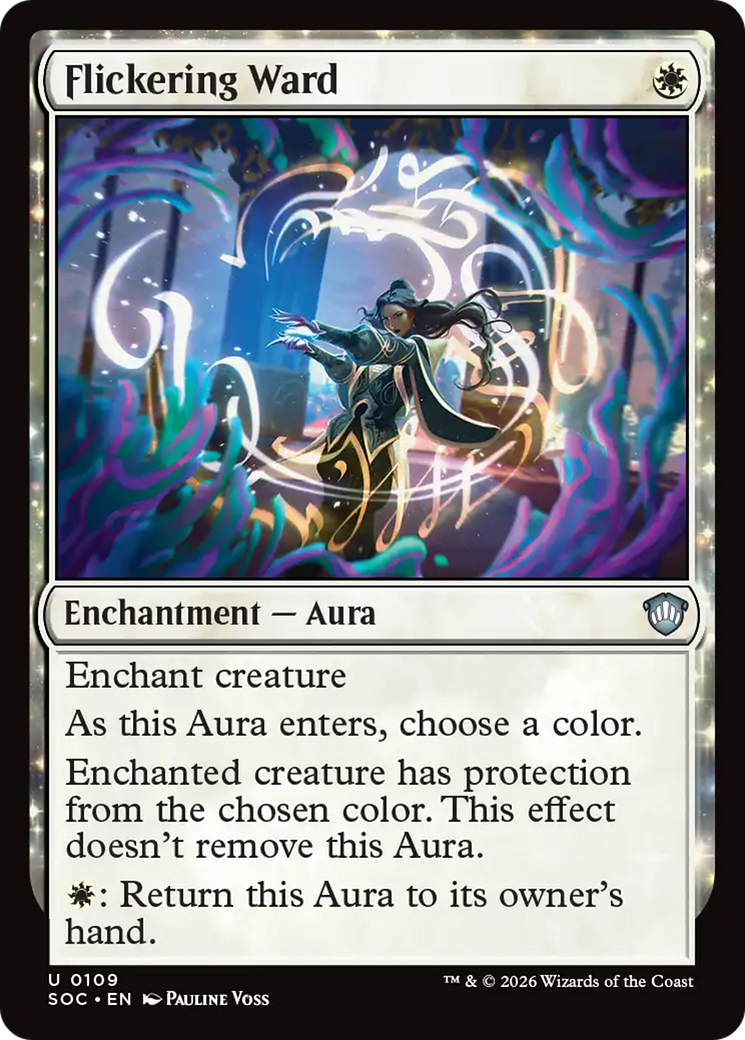 Flickering Ward [Secrets of Strixhaven Commander] | Card Merchant Takapuna
