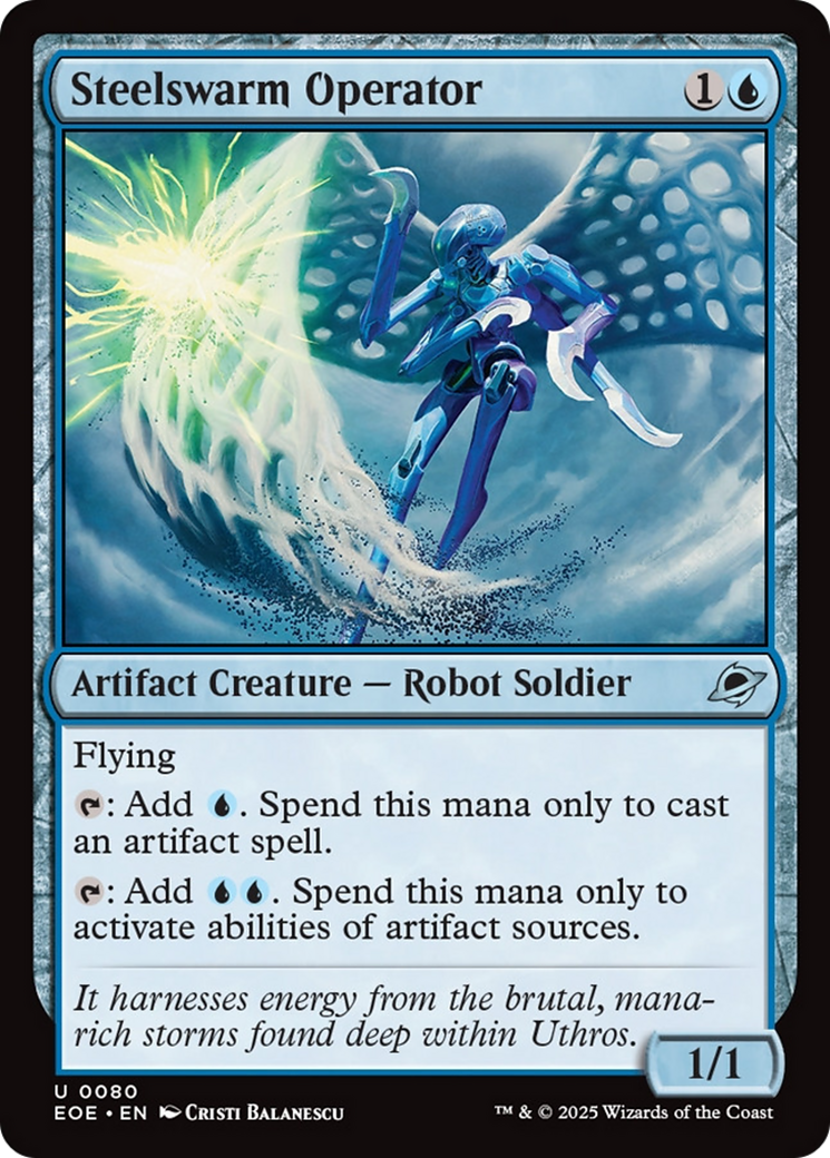 Steelswarm Operator [Edge of Eternities] | Card Merchant Takapuna