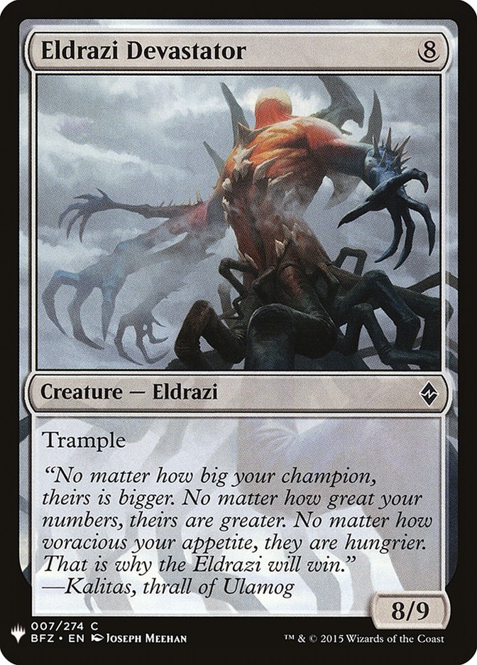 Eldrazi Devastator [Mystery Booster] | Card Merchant Takapuna