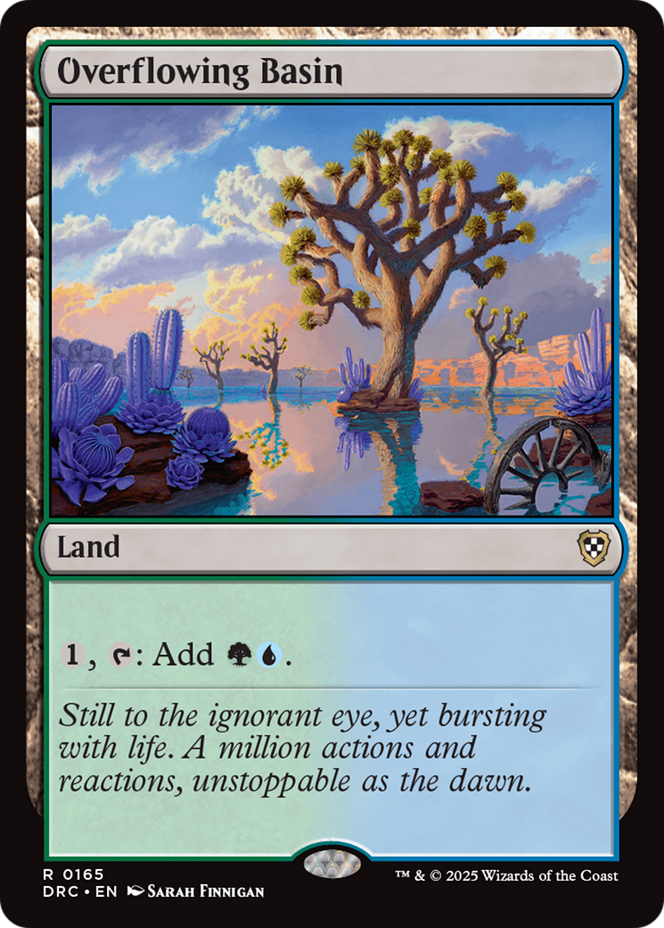 Overflowing Basin [Aetherdrift Commander] | Card Merchant Takapuna