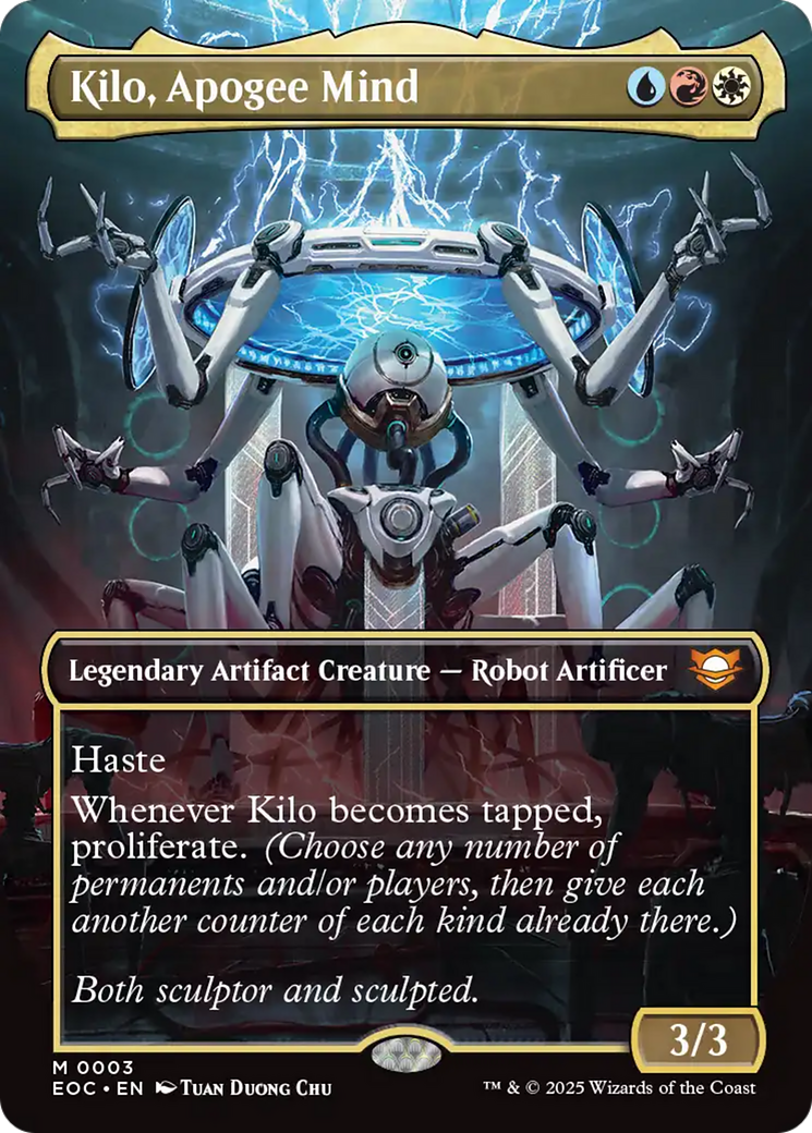 Kilo, Apogee Mind (Borderless) [Edge of Eternities Commander] | Card Merchant Takapuna