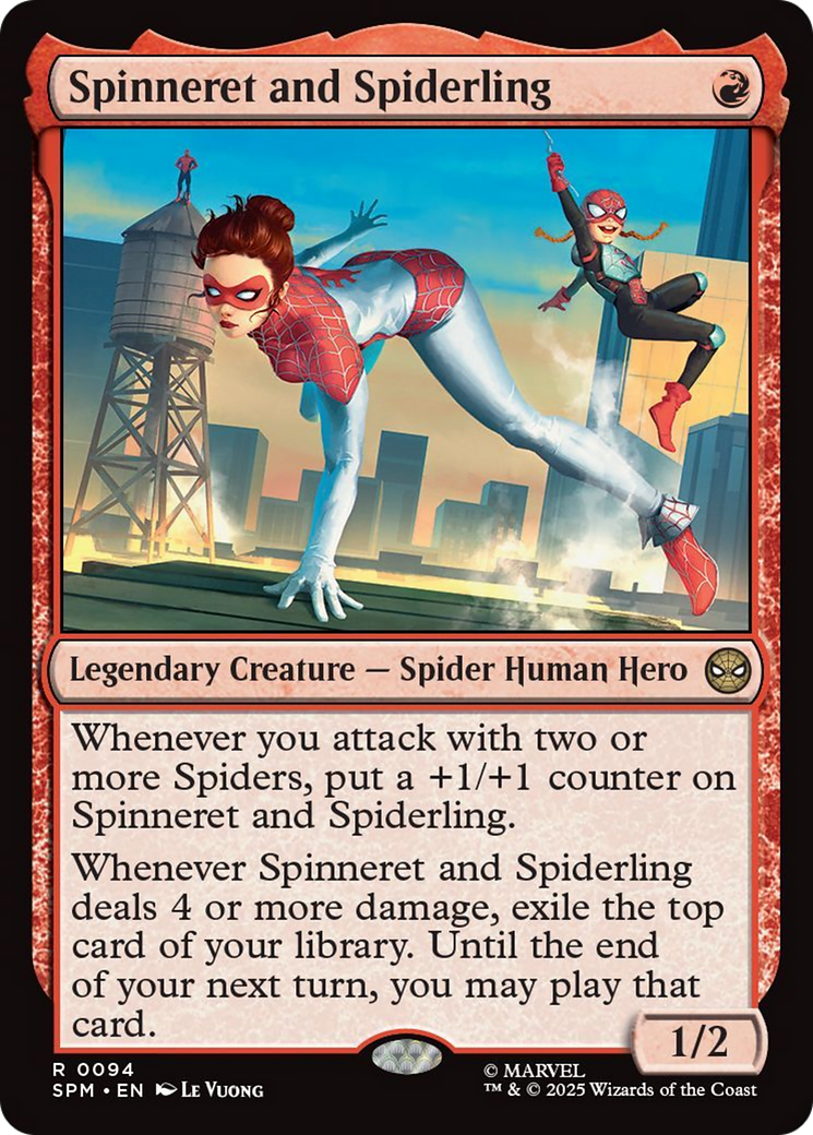 Spinneret and Spiderling [Marvel's Spider-Man] | Card Merchant Takapuna