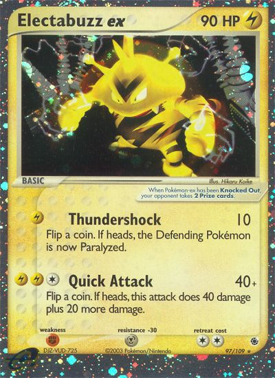 Electabuzz ex (97/109) [EX: Ruby & Sapphire] | Card Merchant Takapuna