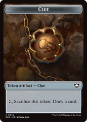 Copy // Clue Double-Sided Token [Edge of Eternities Commander Tokens] | Card Merchant Takapuna