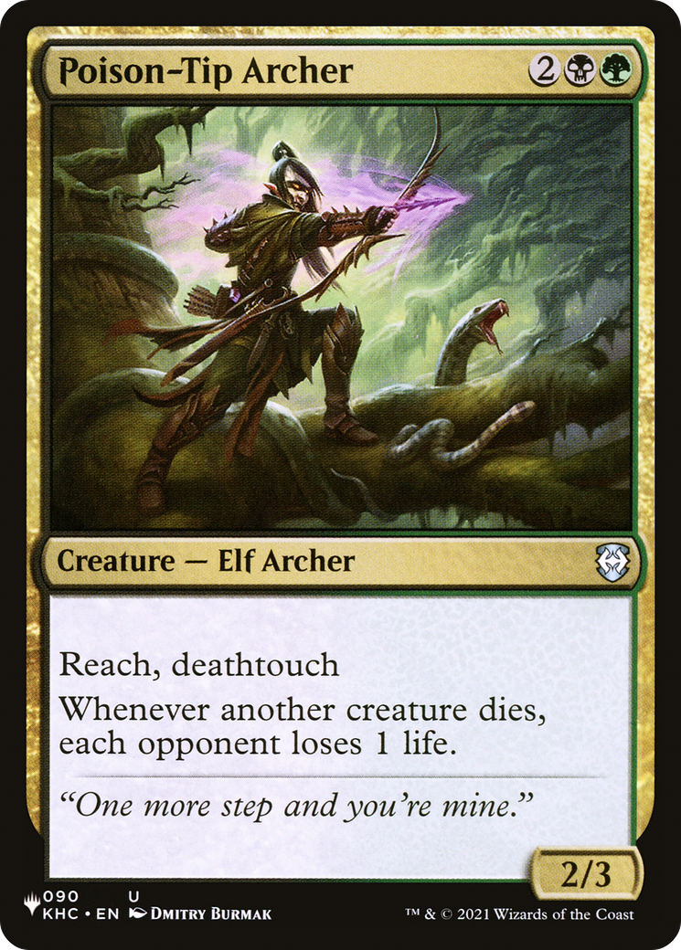 Poison-Tip Archer [The List] | Card Merchant Takapuna
