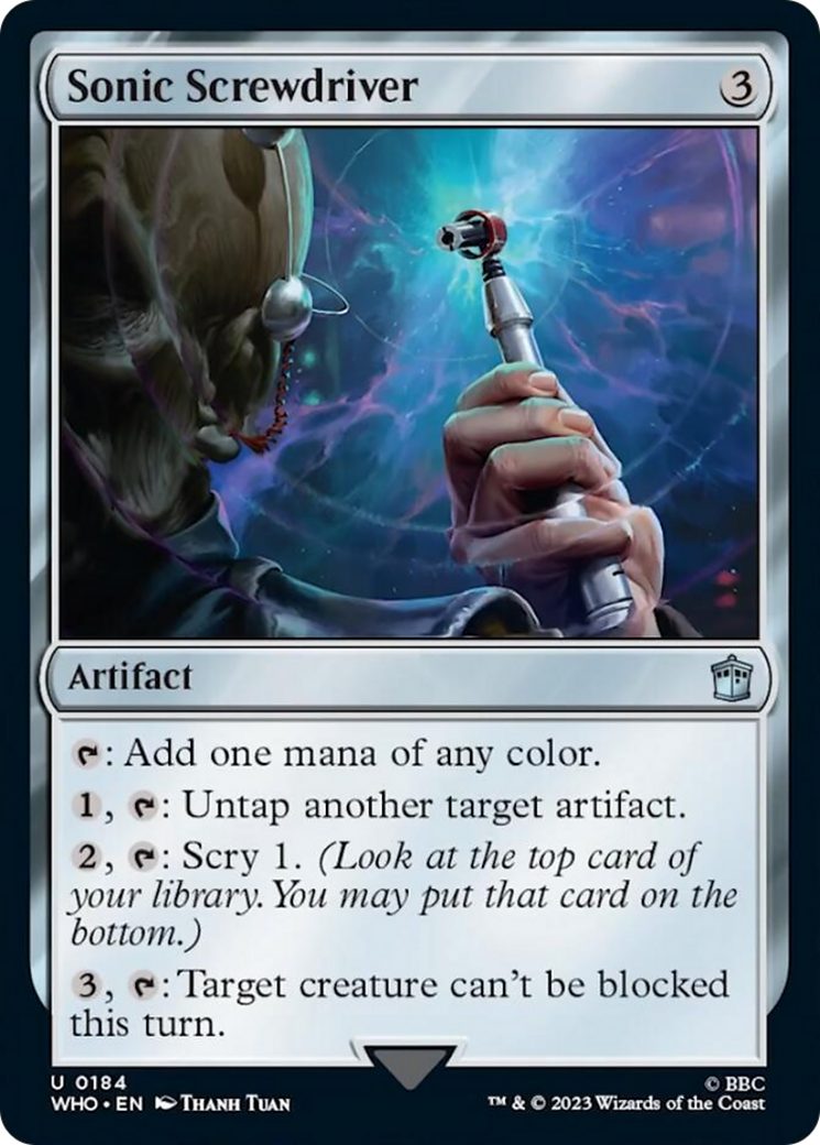 Sonic Screwdriver (0184) [Doctor Who] | Card Merchant Takapuna