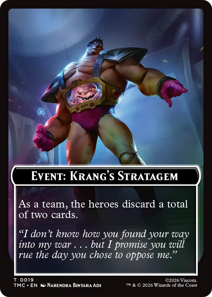 Event: Krang's Stratagem [Teenage Mutant Ninja Turtles Commander Tokens] | Card Merchant Takapuna