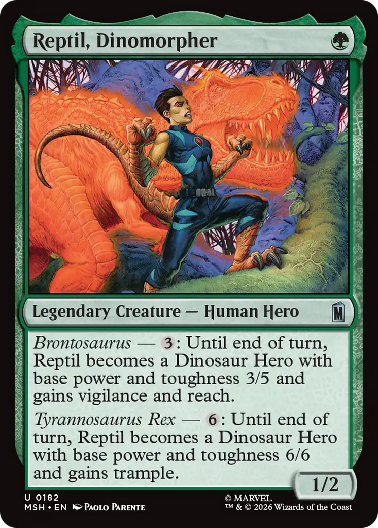 Reptil, Dinomorpher [Marvel Super Heroes] | Card Merchant Takapuna