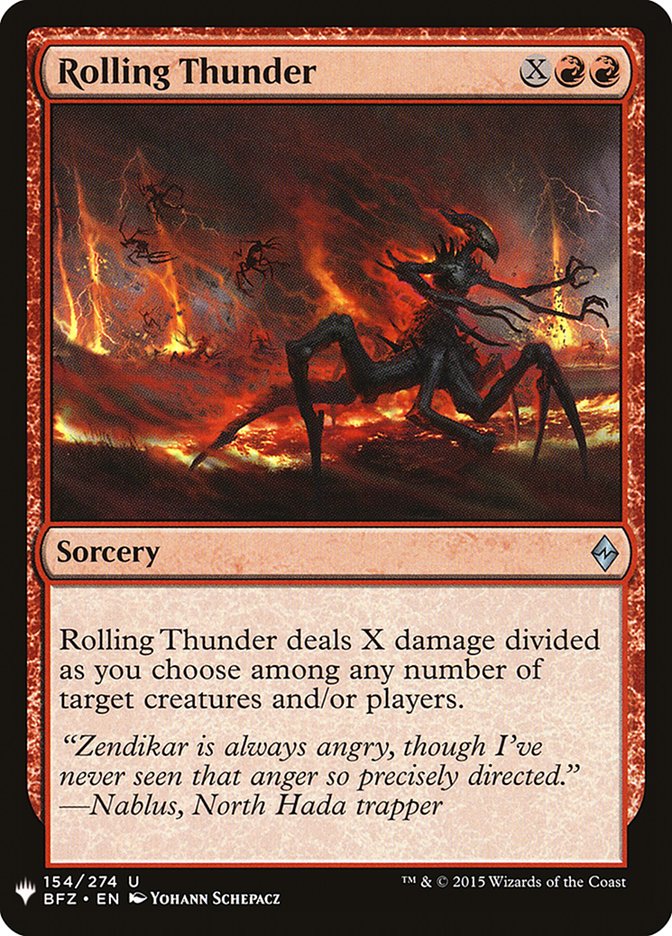 Rolling Thunder [Mystery Booster] | Card Merchant Takapuna