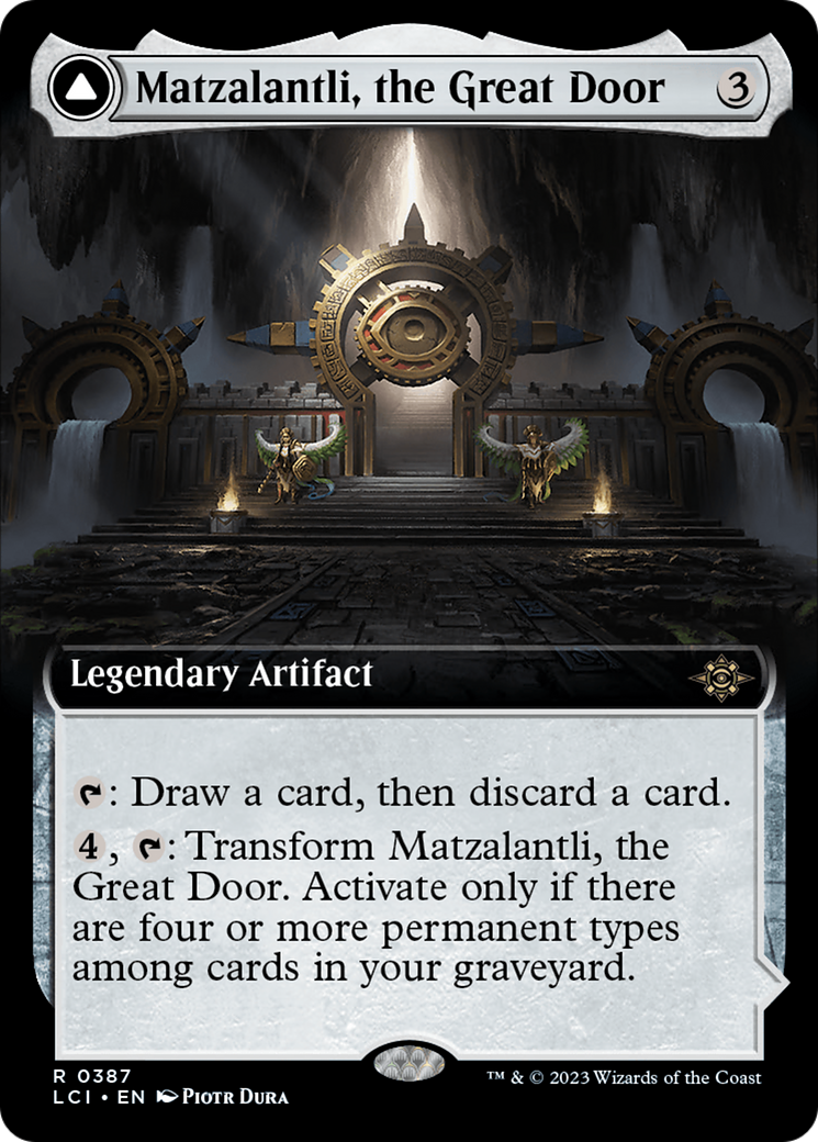Matzalantli, the Great Door // The Core (Extended Art) [The Lost Caverns of Ixalan] | Card Merchant Takapuna