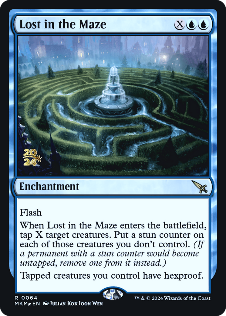 Lost in the Maze [Murders at Karlov Manor Prerelease Promos] | Card Merchant Takapuna