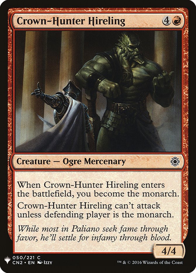 Crown-Hunter Hireling [Mystery Booster] | Card Merchant Takapuna