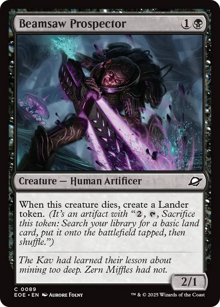 Beamsaw Prospector [Edge of Eternities] | Card Merchant Takapuna
