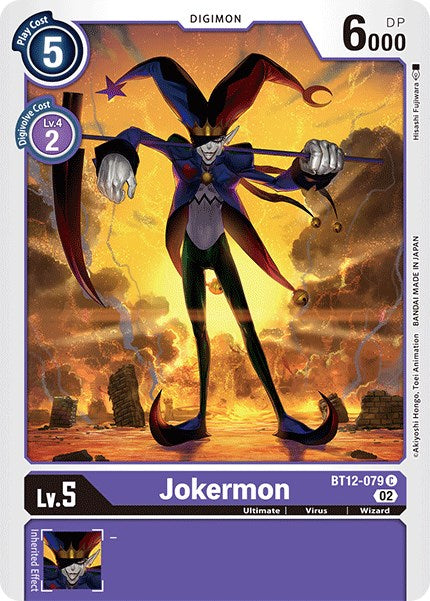 Jokermon [BT12-079] [Across Time] | Card Merchant Takapuna