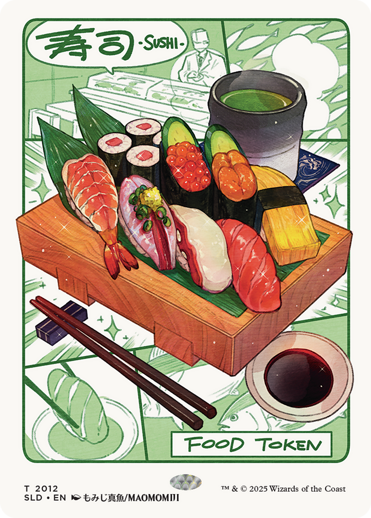 Food Token (2012) (Rainbow Foil) [Secret Lair Drop Series] | Card Merchant Takapuna