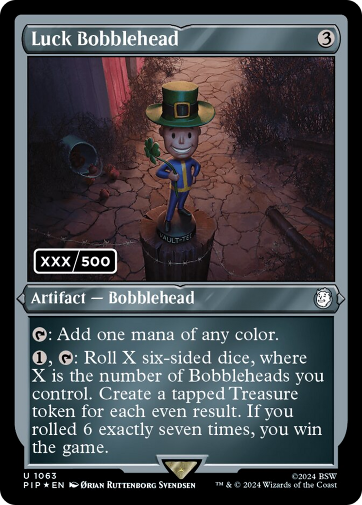 Luck Bobblehead (Serial Numbered) [Fallout] | Card Merchant Takapuna