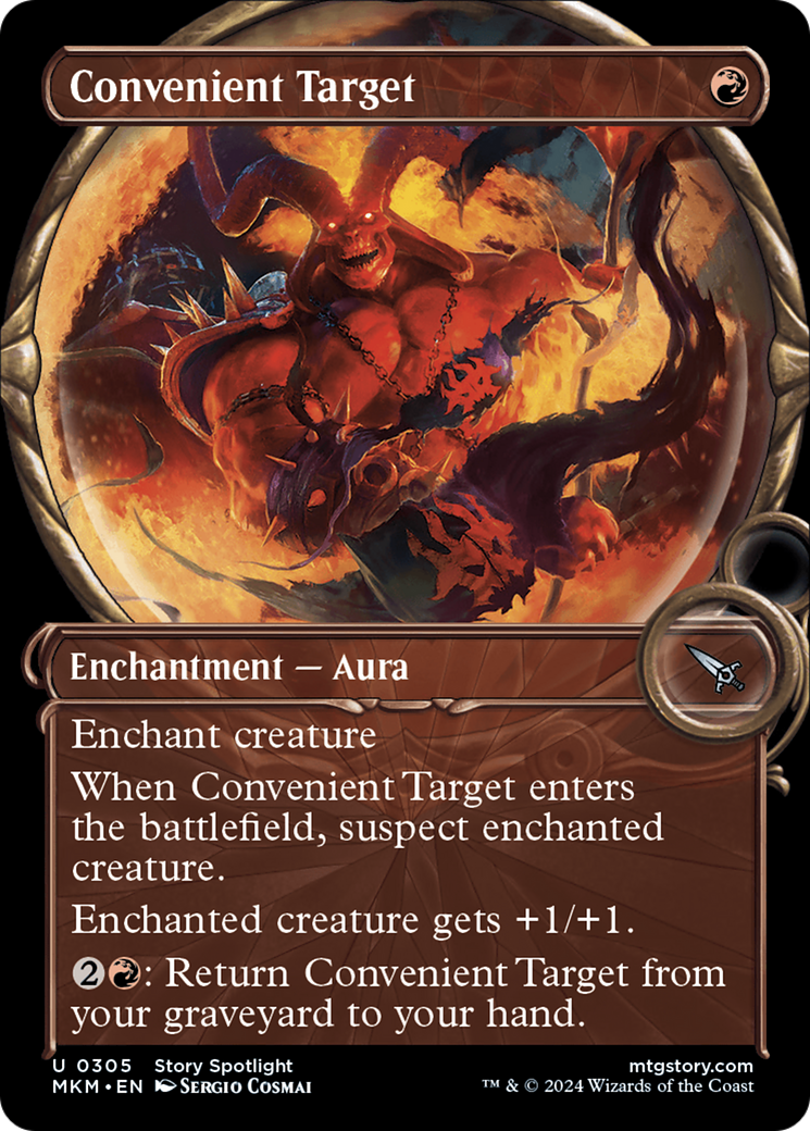Convenient Target (Showcase) [Murders at Karlov Manor] | Card Merchant Takapuna