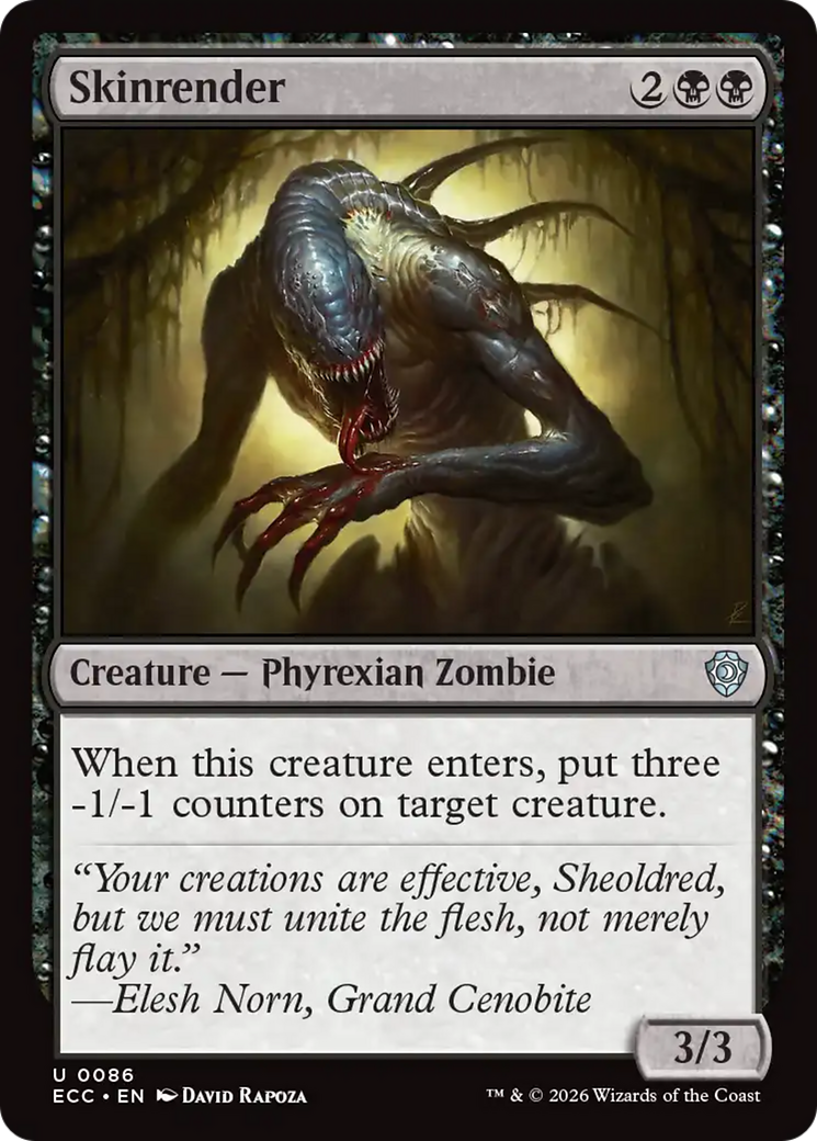 Skinrender [Lorwyn Eclipsed Commander] | Card Merchant Takapuna