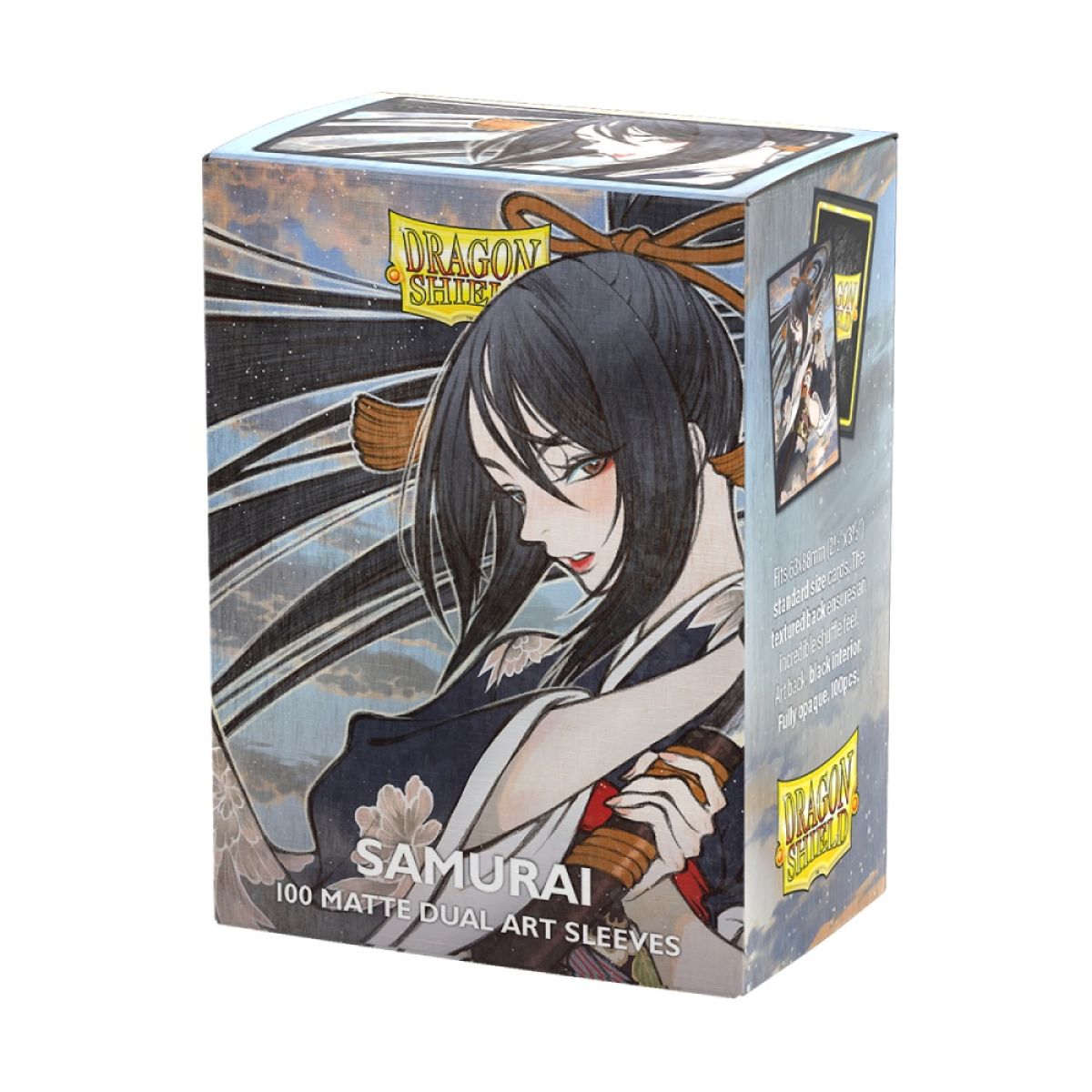 DS Sleeves (100) Matte Dual Art – Samurai – Card Merchant Takapuna