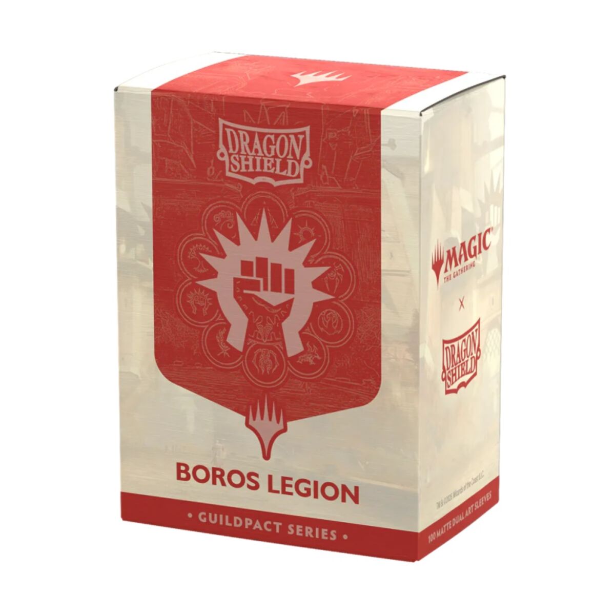 Dragon Shield: Sleeves – Matte Dual Art – MTG Guildpact Series: Boros Legion | Card Merchant Takapuna