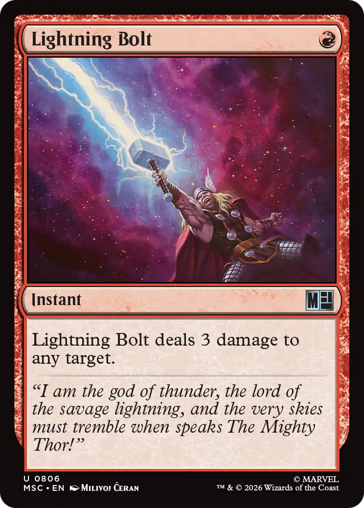 Lightning Bolt [Marvel Super Heroes Commander] | Card Merchant Takapuna
