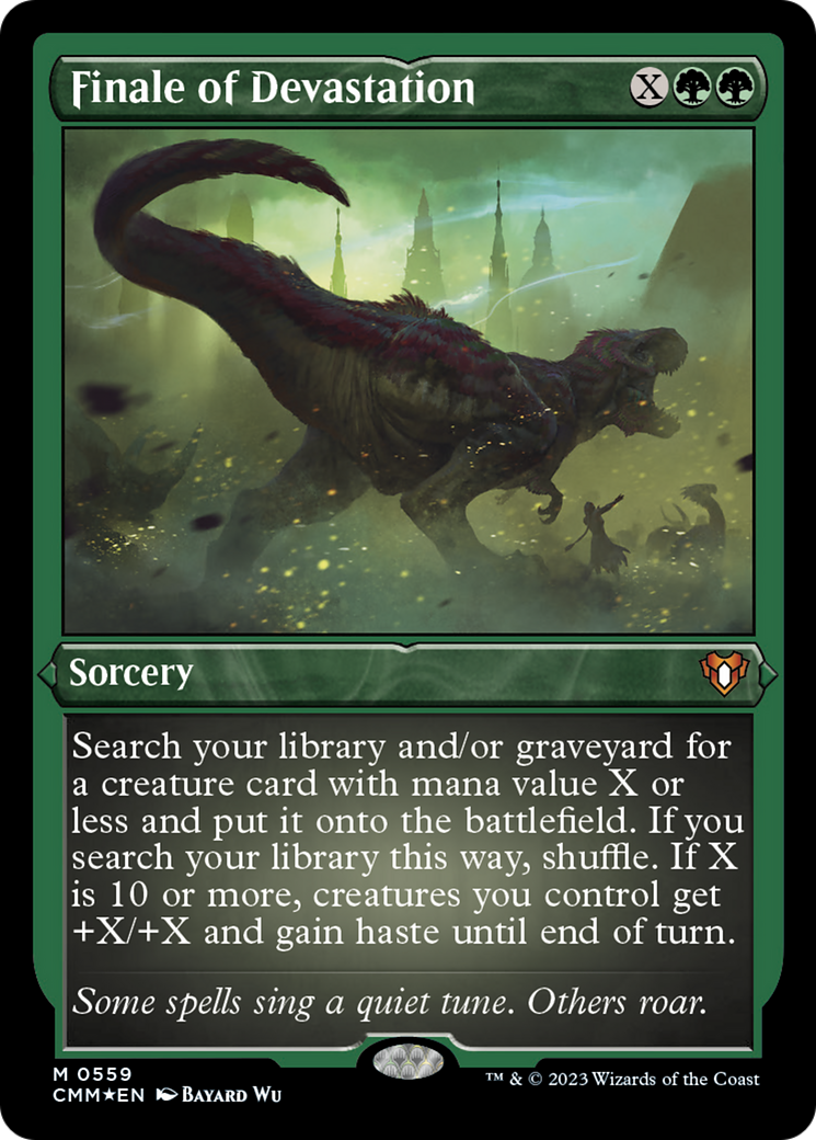 Finale of Devastation (Foil Etched) [Commander Masters] | Card Merchant Takapuna