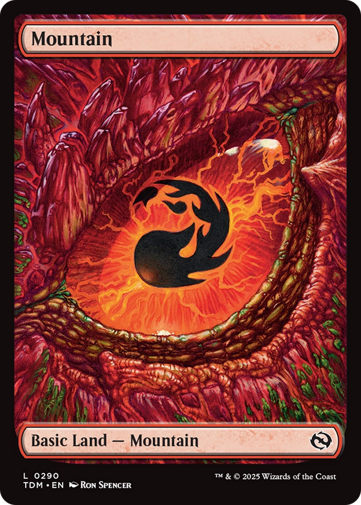 Mountain (0290) [Tarkir: Dragonstorm] | Card Merchant Takapuna
