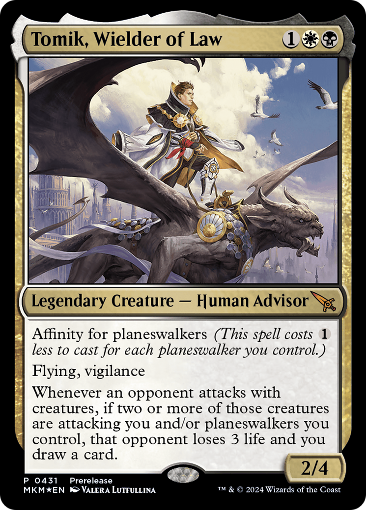 Tomik, Wielder of Law [Murders at Karlov Manor Prerelease Promos] | Card Merchant Takapuna