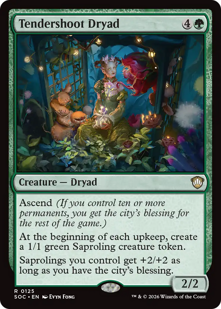 Tendershoot Dryad [Secrets of Strixhaven Commander] | Card Merchant Takapuna