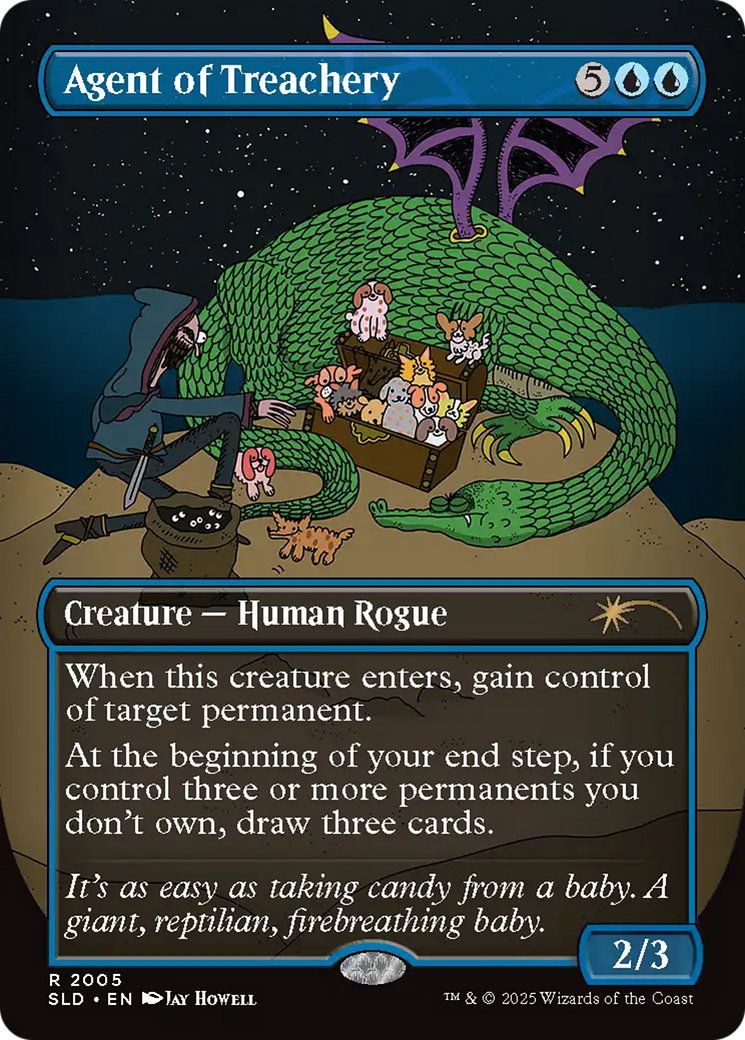 Agent of Treachery (Rainbow Foil) [Secret Lair Drop Series] | Card Merchant Takapuna