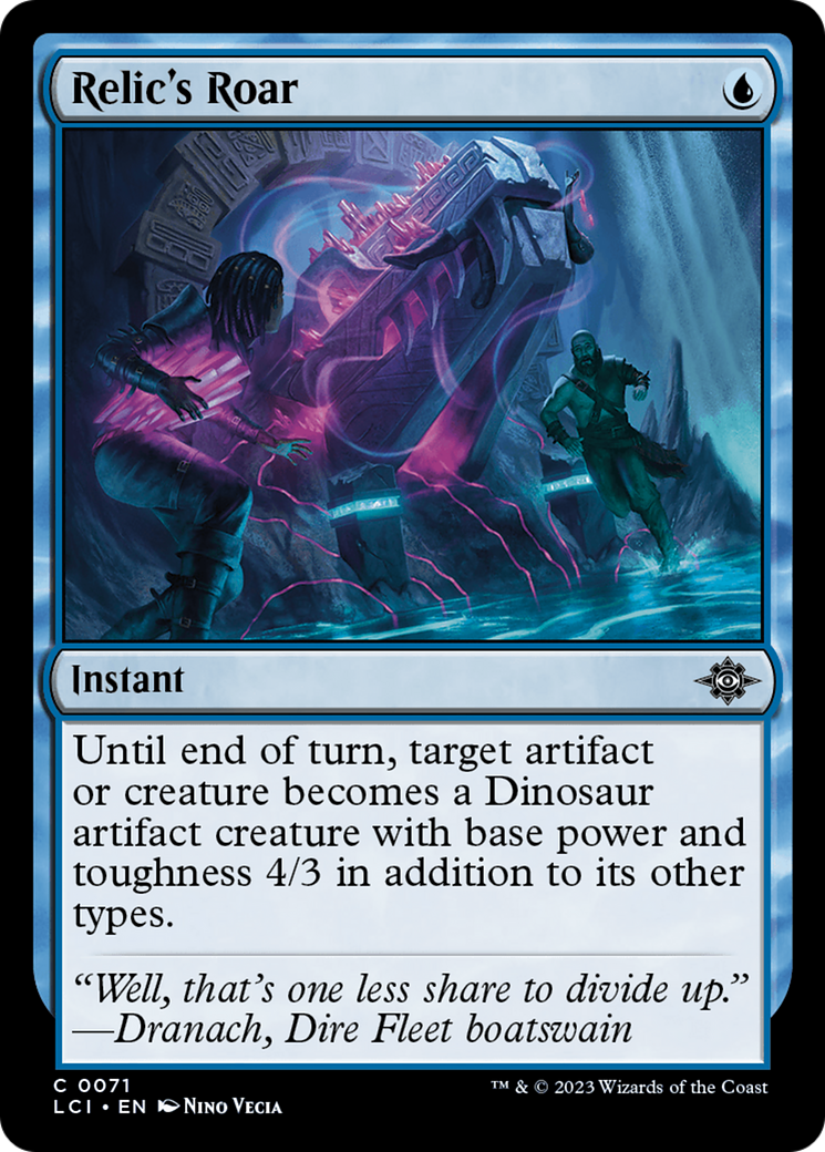 Relic's Roar [The Lost Caverns of Ixalan] | Card Merchant Takapuna