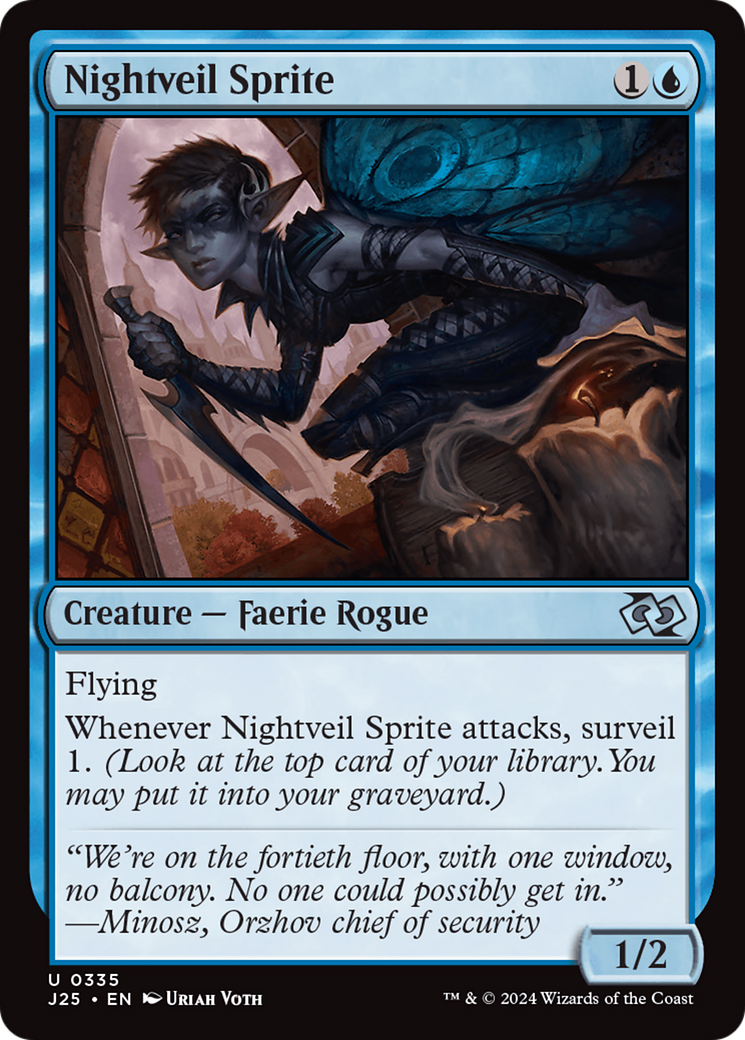Nightveil Sprite [Foundations Jumpstart] | Card Merchant Takapuna