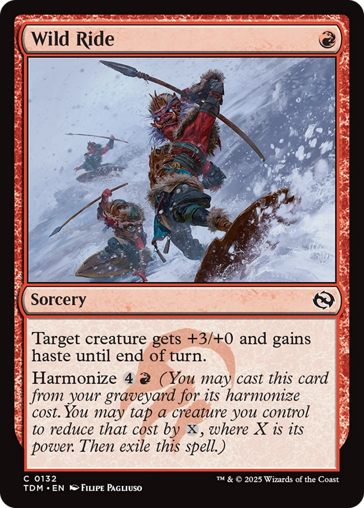 Wild Ride [Tarkir: Dragonstorm] | Card Merchant Takapuna