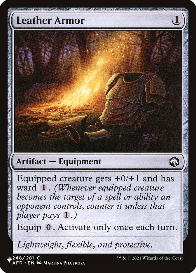 Leather Armor [The List] | Card Merchant Takapuna