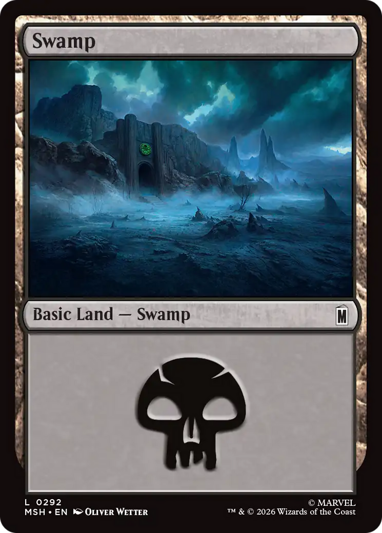 Swamp (0292) [Marvel Super Heroes] | Card Merchant Takapuna