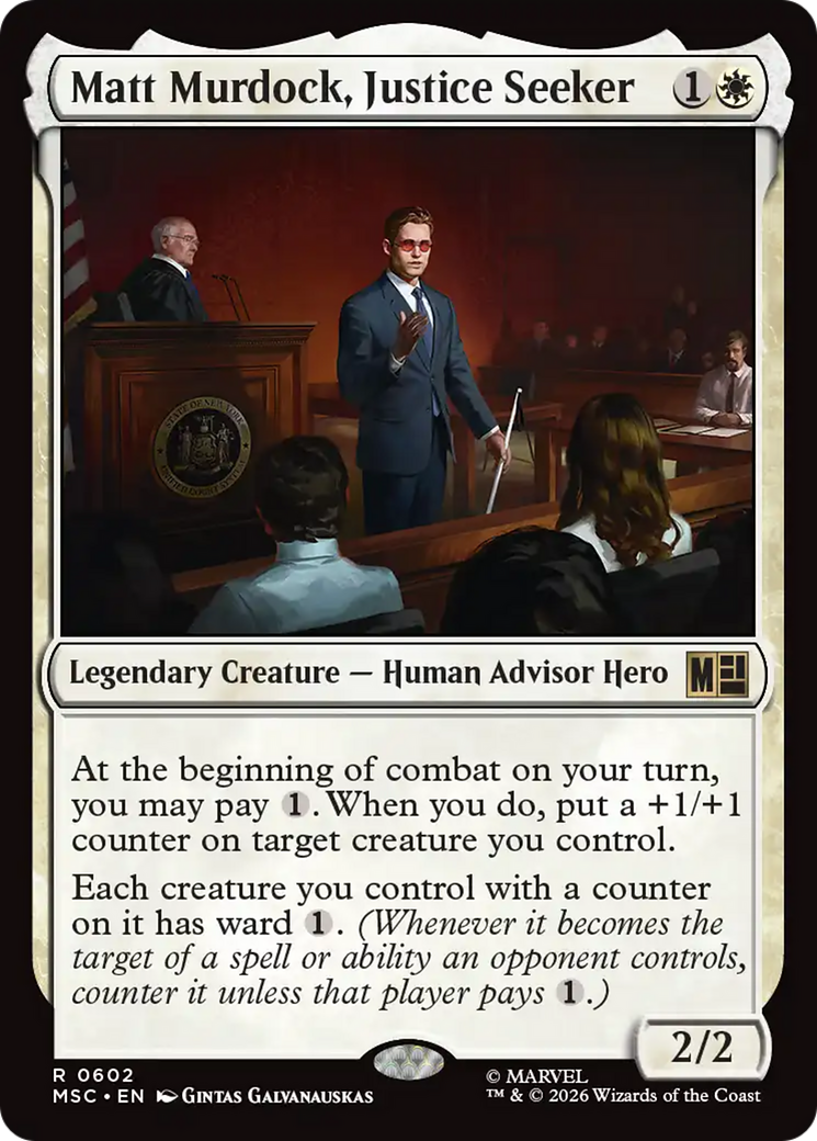 Matt Murdock, Justice Seeker [Marvel Super Heroes Commander] | Card Merchant Takapuna