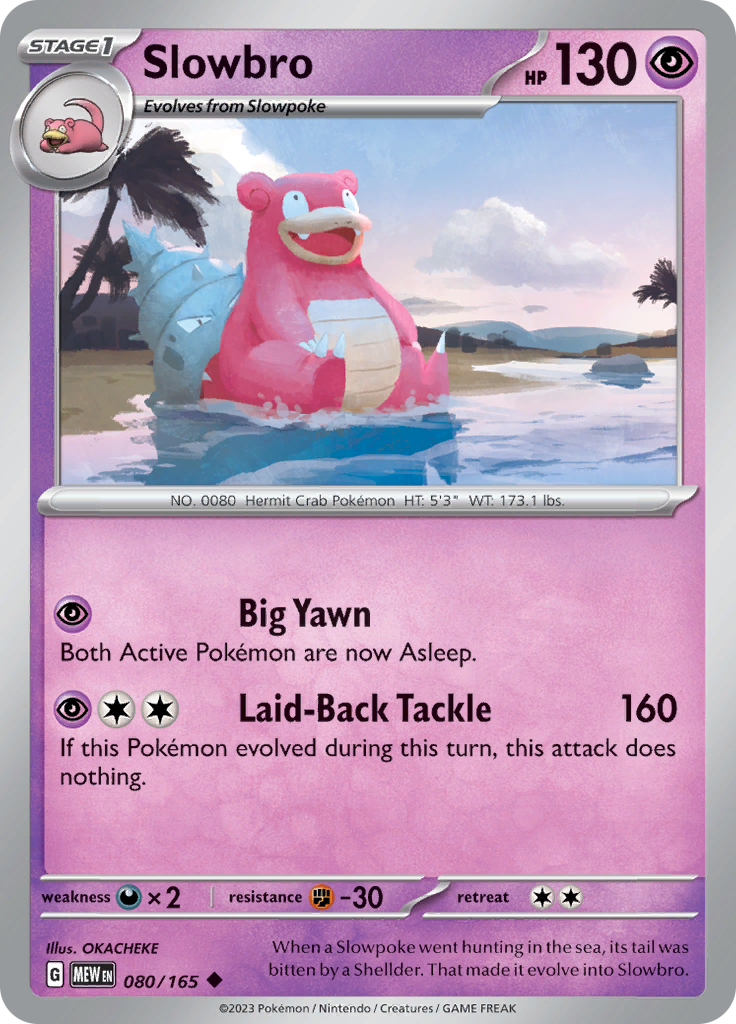 Slowbro (080/165) [Scarlet & Violet 151] | Card Merchant Takapuna