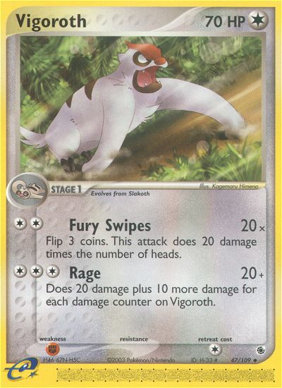 Vigoroth (47/109) [EX: Ruby & Sapphire] | Card Merchant Takapuna