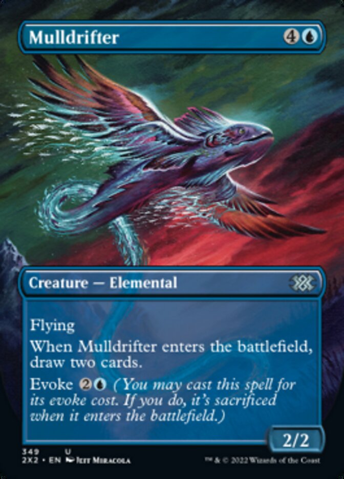 Mulldrifter (Borderless Alternate Art) [Double Masters 2022] | Card Merchant Takapuna