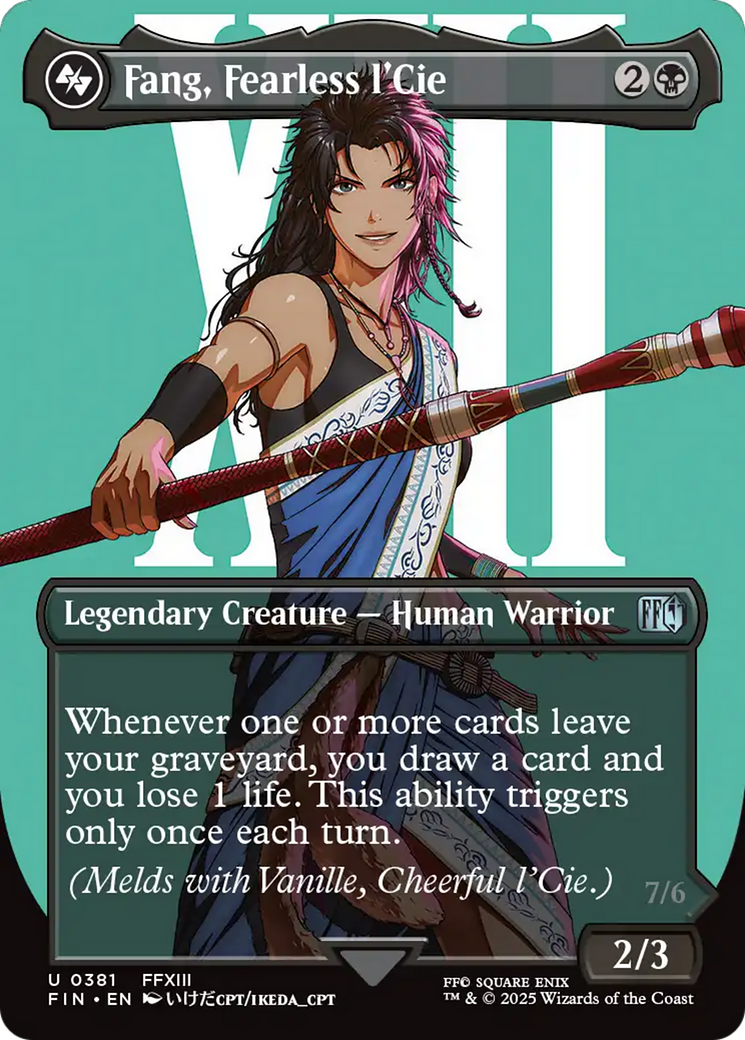 Fang, Fearless l'Cie (Borderless) [FINAL FANTASY] | Card Merchant Takapuna